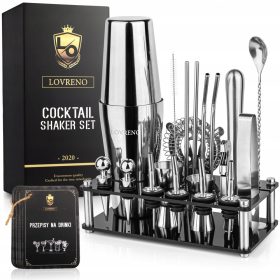   ЛОВРЕНО БАРМАНСКИ КОМПЛЕКТ ЗА НАПИТКИ ШЕЙКЪР