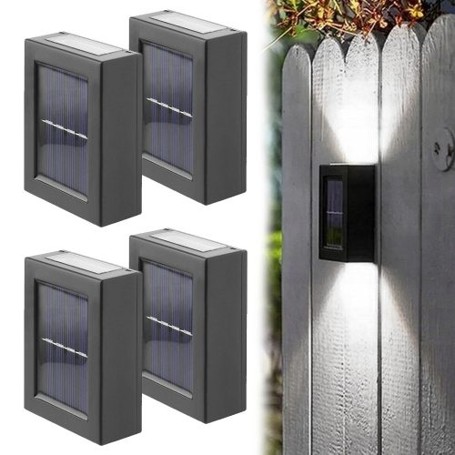  Градинска лампа Flowmove Solar Wall Lamps черна, вграден LED източник 10 W