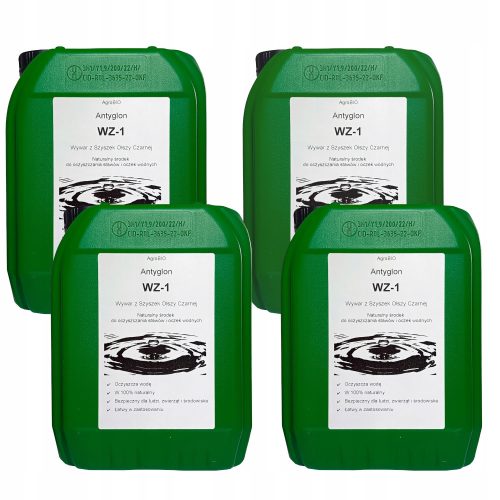  4× АНТИГЛОННА Отвара ОТ ШИШАРКИ НА ЕЛША, ЧЕРНА ЕЛША WZ-1 5L