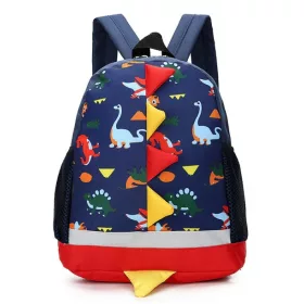    Раница за детска градина HOPKI с едно отделение за момчета, момичета нюанси на червено, нюанси на синьо