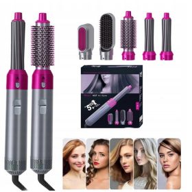    5в1 многофункционална маша, сешоар, преса, маша, четка