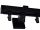  ЕДНОСТЕНЕН АЛУМИНИЕВ КОРНИЧ ЗА ПЕРДЕТА 20mm/200cm BLACK FROGS LUNA
