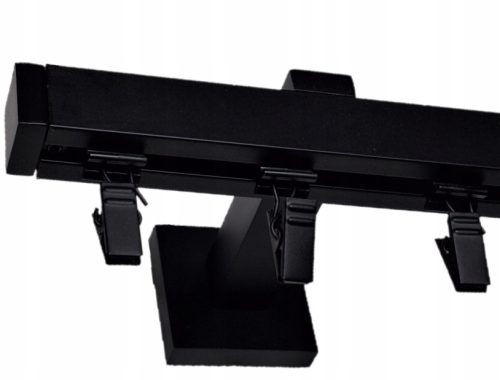  ЕДНОСТЕНЕН АЛУМИНИЕВ КОРНИЧ ЗА ПЕРДЕТА 20mm/200cm BLACK FROGS LUNA
