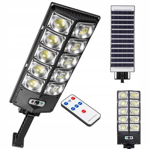  Улична лампа 1200 W 4500 lm на соларно захранване