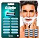  Gillette Mach 3 пълнители за ножчета за самобръсначка Mach3 12 броя ефективни