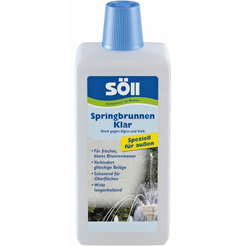  SOLL SPRINGBRUNNEN KLAR 1 L АГЕНТ ЗА ФОНТАН