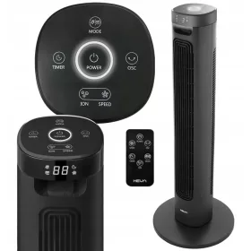    Колонен вентилатор HEVA TODO, подов вентилатор, дистанционно управление, йонизация