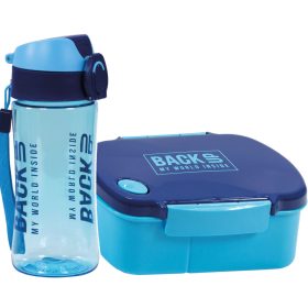    БУТИЛКА ЗА ВОДА BackUP нетоксичен TRITAN 400ml BPA FREE син