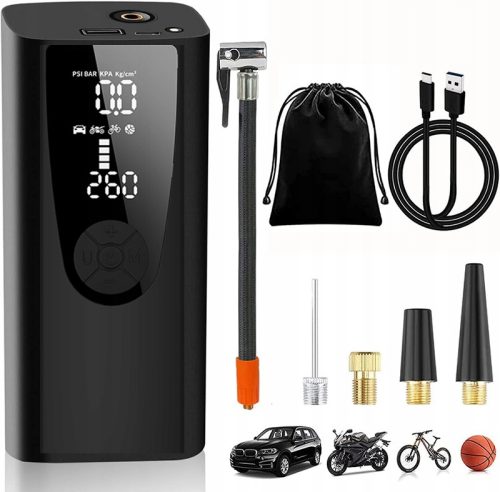  Електрическа помпа P005-6000mAh-150psi черна