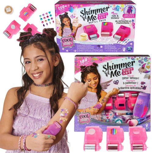  CREATIVE COOL MAKER SHIMMER ME BODY ART КОМПЛЕКТ + ДОПЪЛНЕНИЕ ЗА ТАТУИРОВКИ
