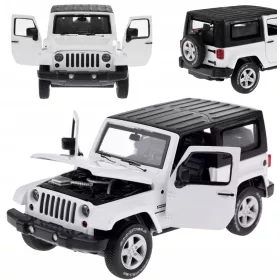    СПОРТЕН АВТОМОБИЛ SUV CAR AUTO JEEP WRANGLER LIGHT SOUND METAL 1:32