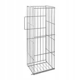    Шкафов кош за пране Elita 0л, нюанси на сиво и сребристо