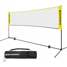   SONGMICS Преносима мрежа за бадминтон SONGMICS 3m x 107, 120 и 155 cm