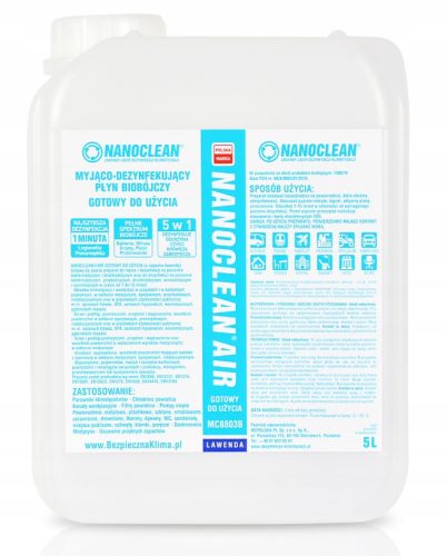 Течност за почистване на климатици NanoClean 5л