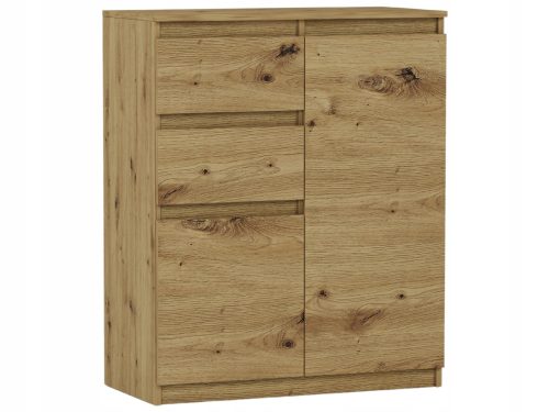  Mobene Модерен скрин 80 x 40 x 98 см матиран занаятчийски дъб