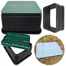    Стандартна кутия за клапани за 6 електромагнитни клапана, голяма зелена