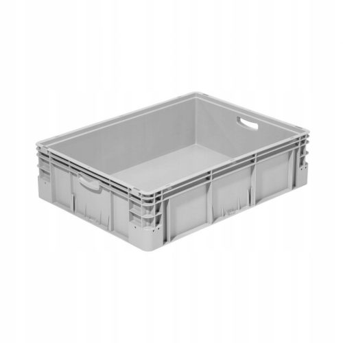 Пластмасов контейнер за съхранение 800x600x220 сребрист