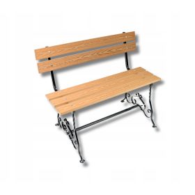   Кована гробищна пейка с облегалка - K003B ПОЛСКИ ПРОИЗВОДИТЕЛ