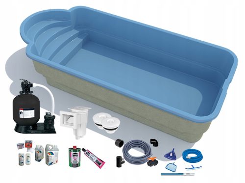 Правоъгълен басейн на Pool Technology Center 720 х 310 см