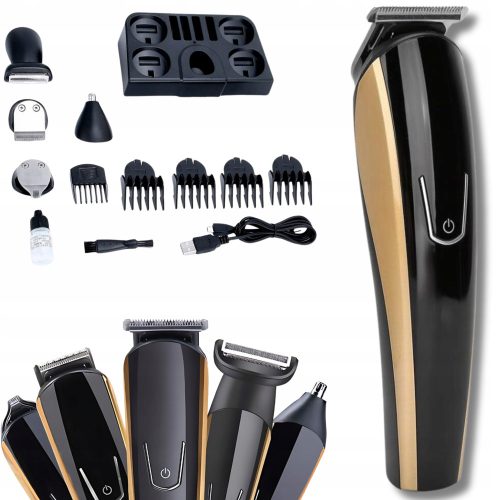  NETBUY TRIMER GP-8188 Машинка за подстригване BLACK MEGA XL ЕЛЕГАНТЕН КОМПЛЕКТ