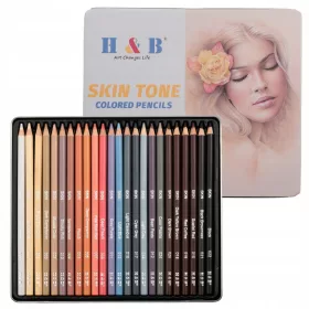    Комплект портретни моливи H&B 24 бр.