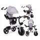  Велосипед триколка Ecotoys YM-BT-2 GREY Бял, Черен, Сив