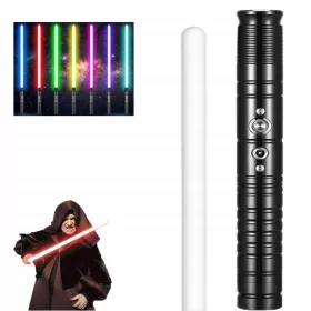    RGB МЕТАЛЕН СВЕТЛИНЕН САБЪР 7 ЦВЯТА С USB ЗВУК 77СМ