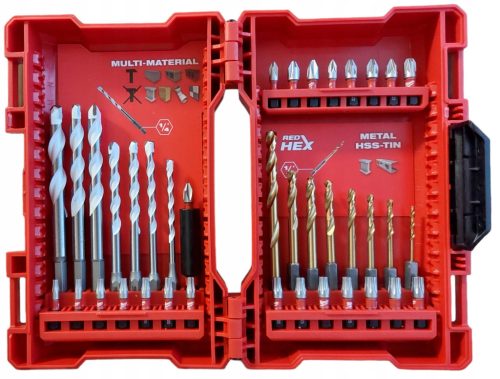  Комплект свредла Milwaukee 4932479854 39 части червени