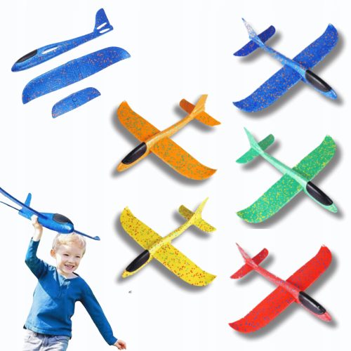  Plane Glider Styrofoam LARGE Styrofoam dart TOY ЗА ДЕЦА