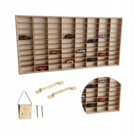    ЕТАЖЕРКА ЗА HOT WHEELS 80 ОТДЕЛЕНИЯ - ЗА ДЪРВЕНИ ПРУЖИНИ - ОТ ПРОИЗВОДИТЕЛЯ