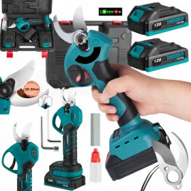   Електрически БЕЗКОБЕРЕН ПРЕДПАЗНИК Garden 30MM 18V + 2БР. КАЛЪФ ЗА БАТЕРИЯ