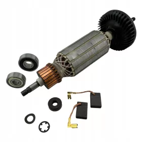    РОТОР MAKITA 9565CV 9565CVR 9565CR 9565C четки лагери магнит шайба