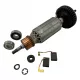  РОТОР MAKITA 9565CV 9565CVR 9565CR 9565C четки лагери магнит шайба