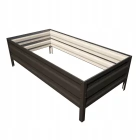    Ботаническа саксия 200 см х 100 х 40 см, антрацит поцинкована