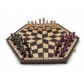    Шах за трима играчи, голям кафяв/Шах за трима, голям Żurek Chess
