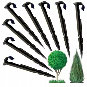    100x ПИН държач за монтиране на капкова тръба ЛИНИЯ 16 мм ПИН СЛЕДВА