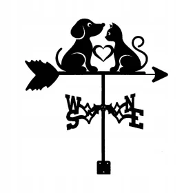    Индикатор за посоката на вятъра Декорация Животно Външна градина Арт Декор Времето