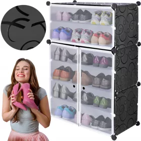    Шкаф за обувки Gockowiak 64,5 x 95 x 32 см черен