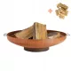  Градинско огнище с дръжки Corten Steel Deep Fire Bowl 70 cm Грил