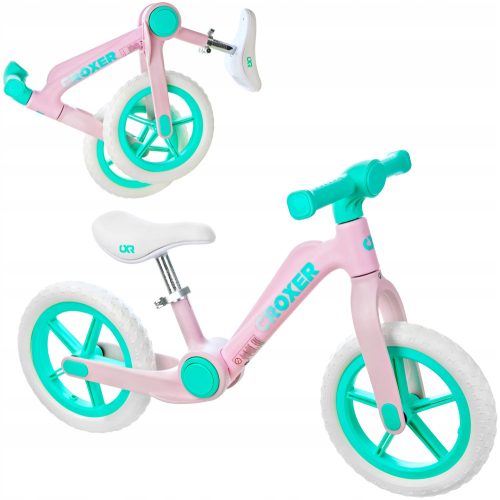  Croxer Foldi Mint/Pink Folding Balance Bike