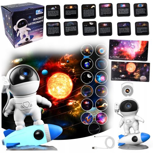  STARS проектор LED НОЩНА лампа USB PLANETARIUM 13x Planet Disc 4K HD
