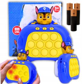    Антистрес аркадна игра Click Blue с Dog PopIt+3 батерии