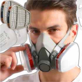   Противопрахова маска ABCmasks 0214 полумаска