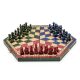  Шах за трима играчи, малък трицветен/шах за трима Żurek Chess