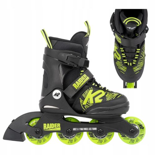  Детски ролкови кънки K2 Raider черни 29-34(S)