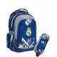  КОМПЛЕКТ УЧЕНИЧЕСКА РАНИЦА REAL MADRID, СИН