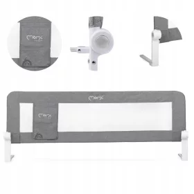    Предпазен парапет за легло MoMi LEXI 148 х 43 см тъмно сив