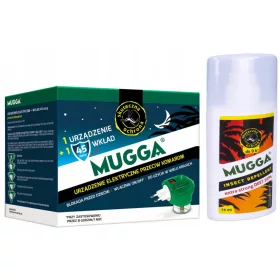    Mugga Deet спрей против комари и кърлежи 50% 75 ml + Mugga течност против комари 0,06 kg 35 ml