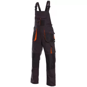   STRONG Работен панталон CLASSIC ORANGE REINFORCED bib pants OXFORD600