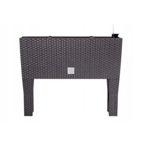    Prosperplast саксия 60 см x 25 x 46 см диаметър 10 см пластмасови нюанси на кафяво и бежово